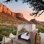 Una cama para dormir con vistas a la reserva | Marataba Safari Lodge