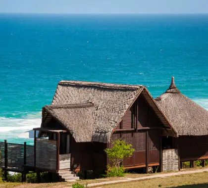 The Ocean Front Deluxe Rooms are what they say they are! Luxury, on the beach.