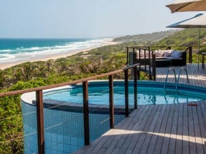 No faltan lugares donde refrescarse en Massinga Beach Lodge.