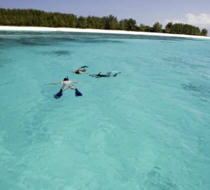 Snorkelling is always a favourite activity, and equipment is provided at the beach villa.
