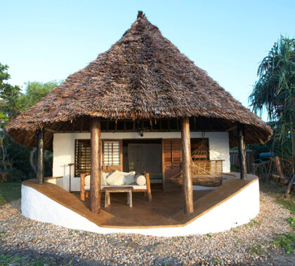 Your luxury suite at Matemwe Lodge. 