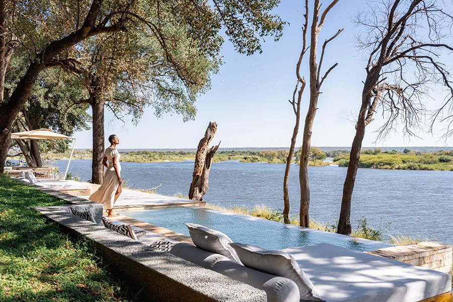 Matetsi Victoria Falls has a private villa - the River House. Fully-serviced, it's perfects for a group of friends or a family. 