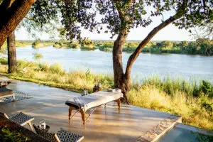 indulge in a soothing massage on your suite deck. 