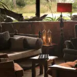 There are plenty of pleasing ethnic details in the camp's decor.