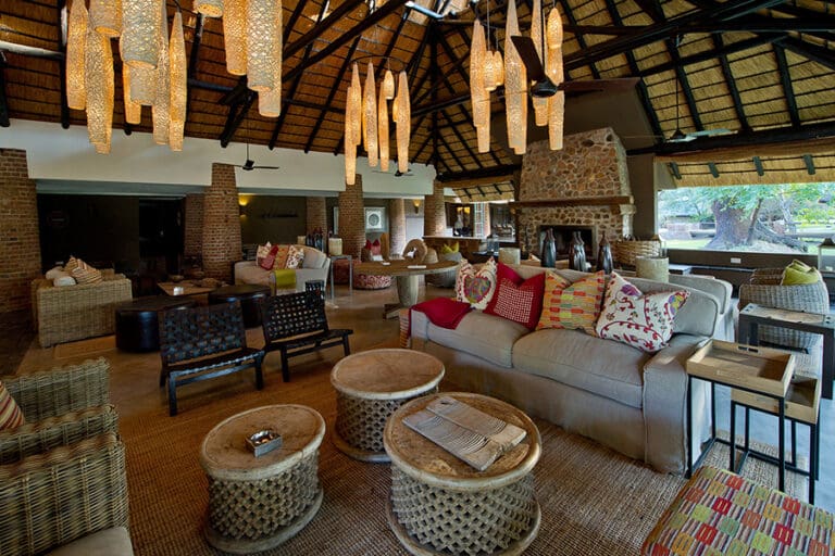 Relax in the spacious lounge.