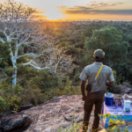 Enjoy sundowners in the wild. 