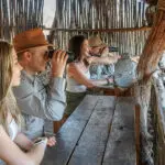 Wildlife viewing from the camp. 