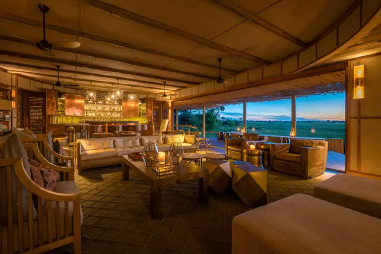 Stylish interiors and panoramic views. 