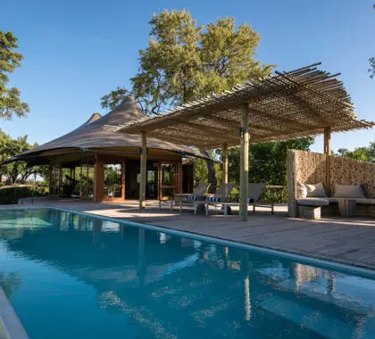 Una piscina acogedora.