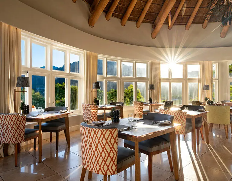 Mont Rochelle offers two delicious dining options.