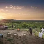 Cena nel bush di Madikwe.