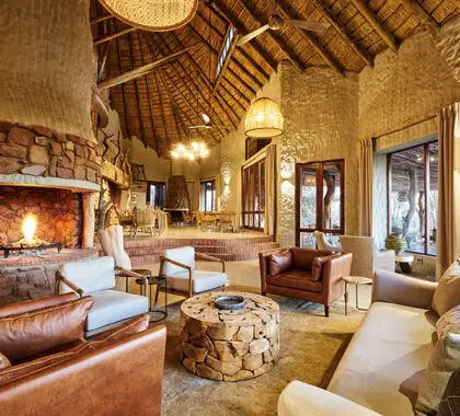 The lounge at The Motse.