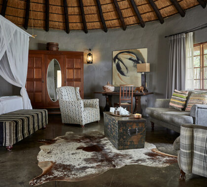 The 15 luxuriously appointed bungalows are spacious.