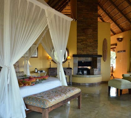 Interior de la Villa Bush.