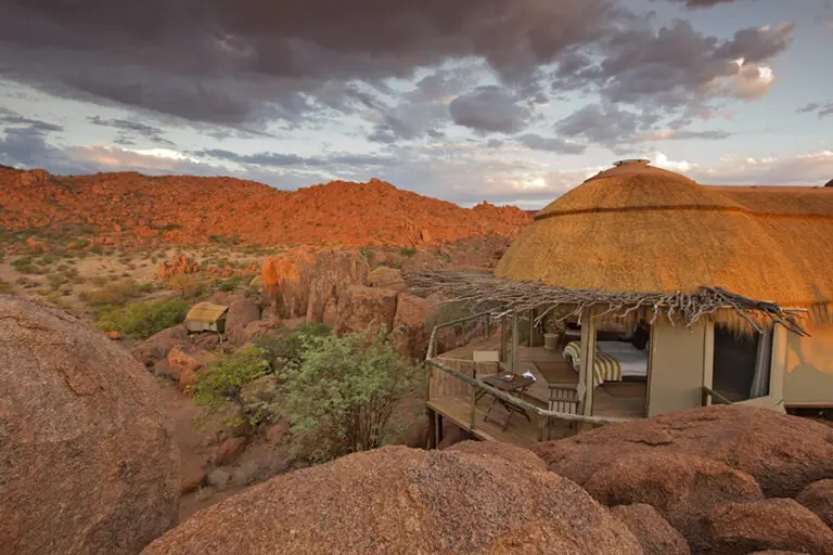 Mowani Mountain Camp superior room.