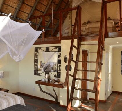 Your chalet, each with spacious en-suite facilities. 