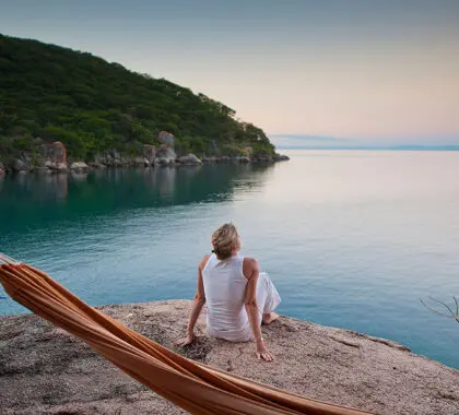 Felicidad en el lago Malawi. 