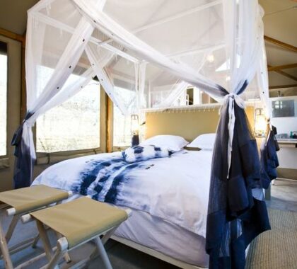 Whether you enjoy the privacy of your veranda or the comfort of your tent, the tranquility of the bush is guaranteed