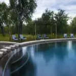 The pool has a kiddies pool and is the best place to be to cool off and soak up the abundant sunshine