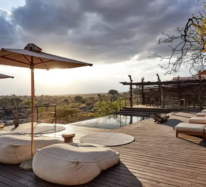Piscina con vistas.