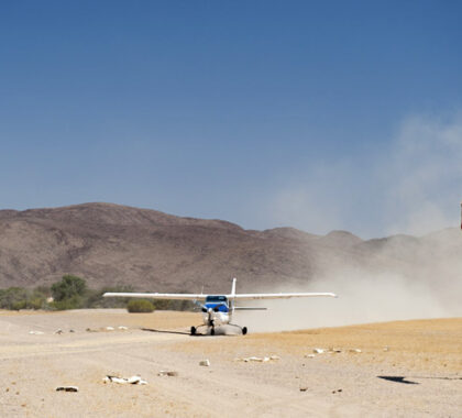 Transfers by light plane cut out long dusty days on the road & leave you with more time at each destination.