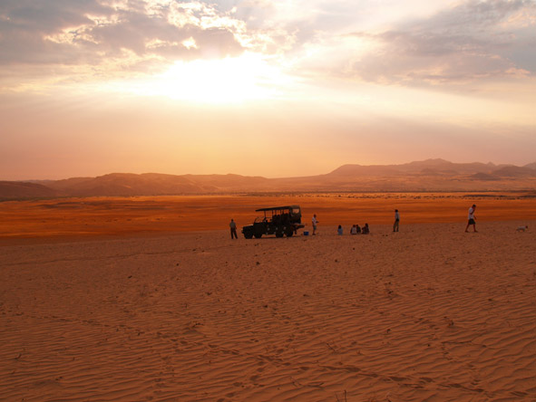 The red sands of the Namib glow at sunset, leaving you with indelible memories of the world's oldest desert.