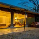 Warm and inviting tented suites are extra-spacious and have a covered verandah - ideal for savouring the sounds of dawn and dusk.
