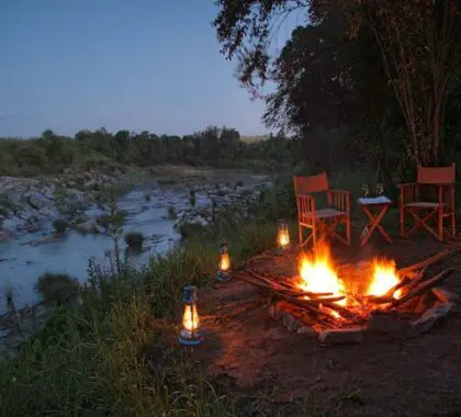 Caliéntese en un boma y disfrute del sonido de la naturaleza.