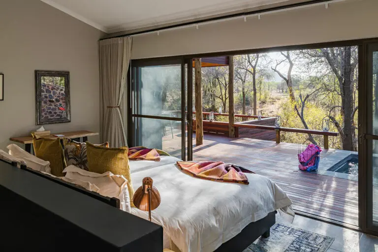 View from the Nare Suite guest bedroom.