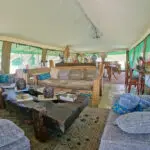 At the main tent, you can relax and feel at home while sipping on an ice-cold drink from the bar.
