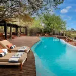 La piscina del Ngala Tented Camp.