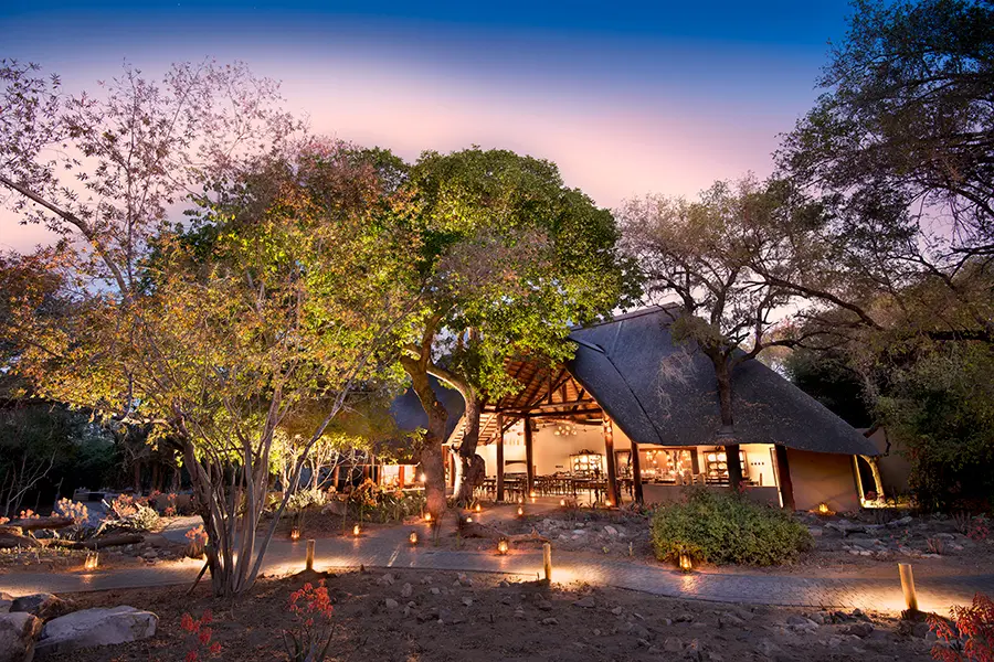 Situado en una reserva privada dentro del famoso Parque Nacional Kruger.