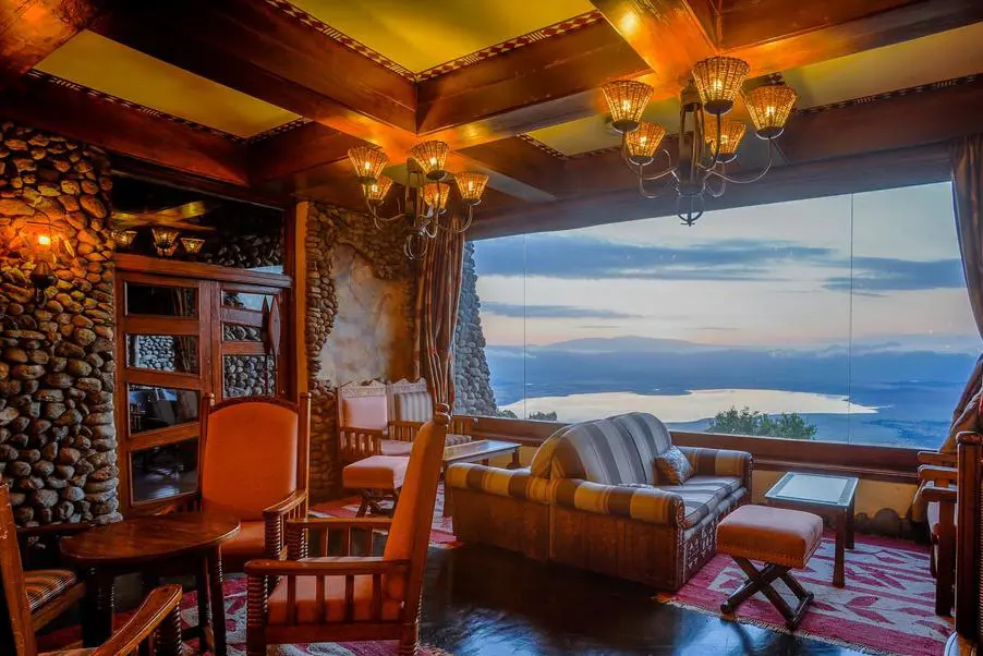 Vista desde el salón.