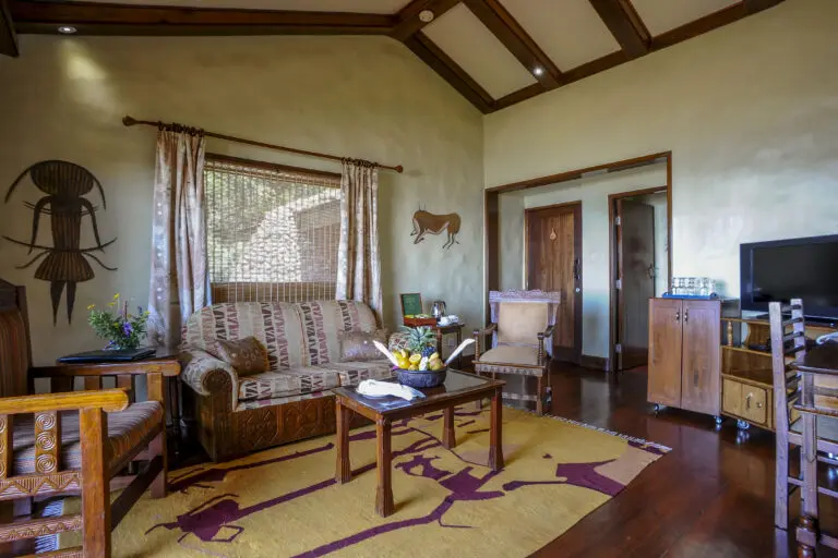 Suite lounge.