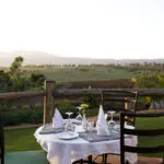 Disfrute de un suculento desayuno mientras contempla el impresionante cafetal de los alrededores.