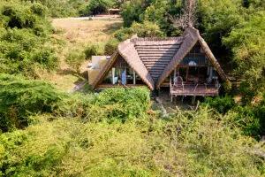 Nile Safari Lodge Banda. 