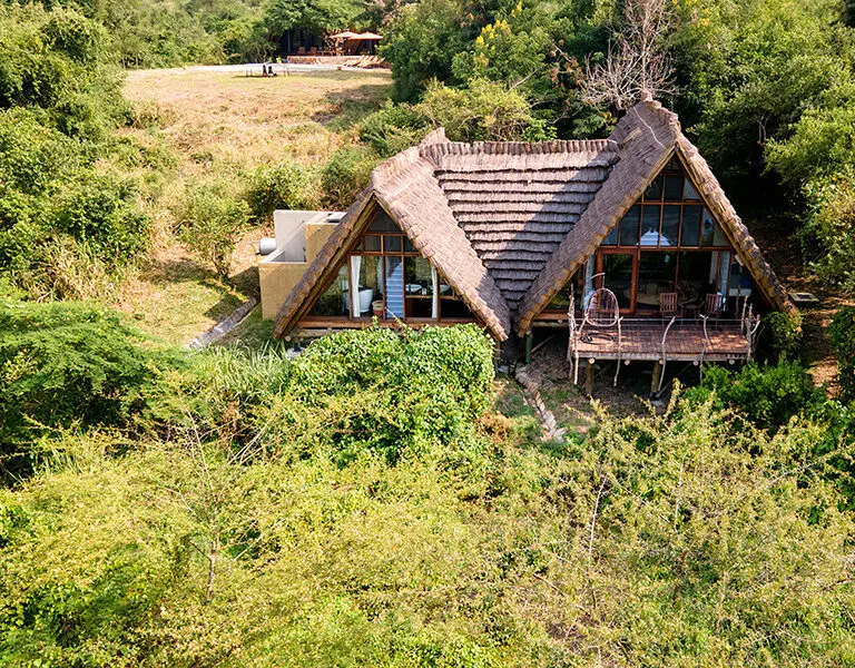 Nile Safari Lodge Banda. 