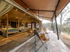 Start your day enjoying the dawn chorus with a hot beverage out on your private veranda.
