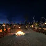 A traditional African kraal or boma offers the perfect place to gather around the nightly fire and gaze up at the southern constellations.
