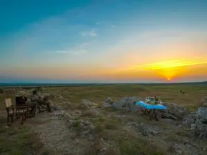 Sunset is a special time on safari - it is time to appreciate another beautiful day in Africa with your favourite drink.
