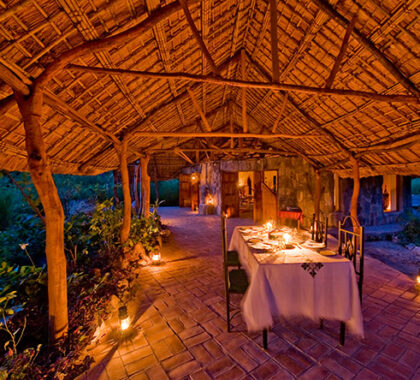 Dine at the lodge, on the beach or in the privacy of your own chalet.
