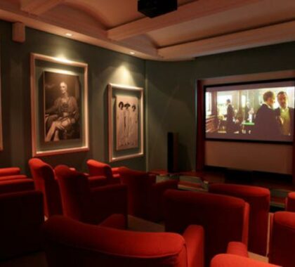 Watch a movie in the hotel's cinema.
