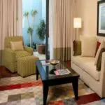 Relax after a long day in your private lounge.