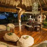 Lounge area with evening views.