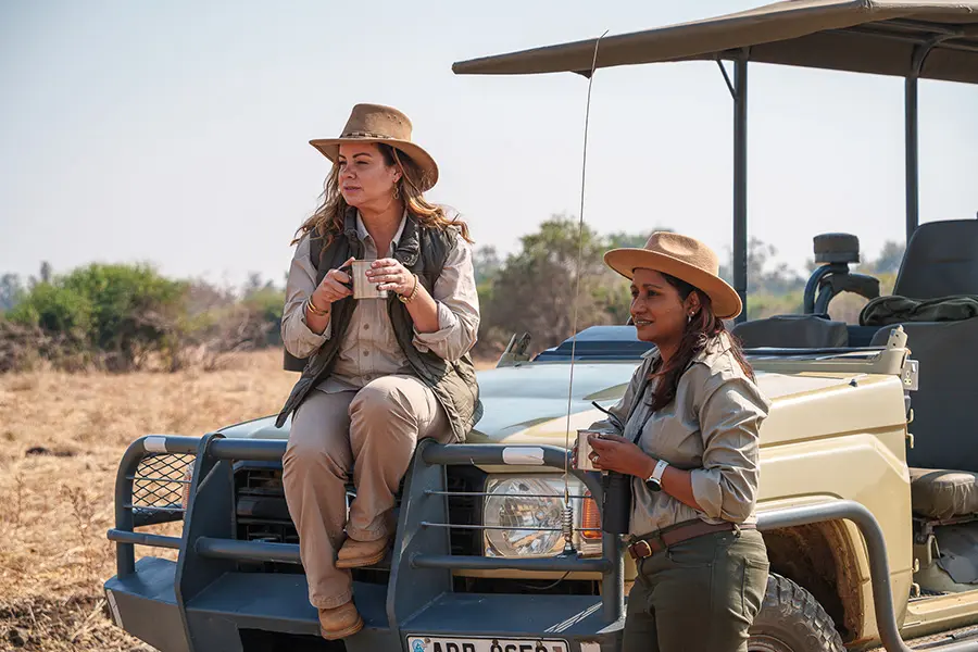 A morning coffee break on safari in South Luangwa | Go2Africa