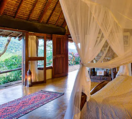Wake up to views of the Mara Conservancy, your exclusive-use reserve bordering the Masai Mara.