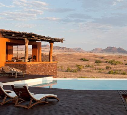 The lodge makes the most of the spectacular landscape, with beautiful views from the main pool deck.