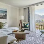 Marina Grand suit sitting area.