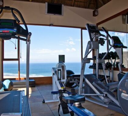 Keep yourself fit with a visit in the gym.