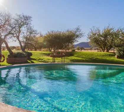 Take a dip i the pool.